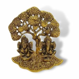 Lakshmi Ganesh Tree Statue Sculpture