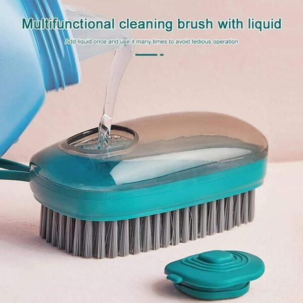 Liquid Cleaning Brush - Automatic Cleanser Cleaning Multipurpose Shoe Pressing Household Creative Soft Bristled (KDB-2247136) - Image 3