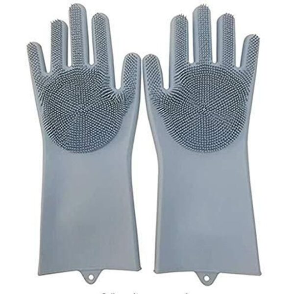 Magic Silicone Dish Washing Gloves - Image 5