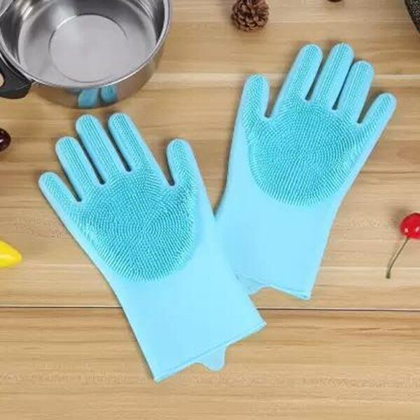 Manogyam Wet and Dry Silicone Glove (Free Size) (KDB-2363007)