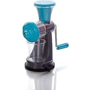 Mini Hand Juice Making Machine with Steel Handle and Plastic Glass