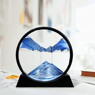 Moving Sand Art Picture Glass Liquid Painting