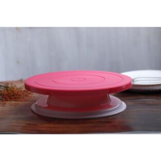Multicolor Plastic Cake Making Table And Decorating Stand 28 cm
