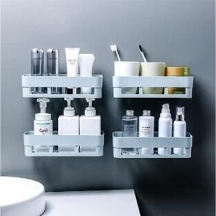 Wall Mount Bathroom Shelf and Rack for Home and Kitchen