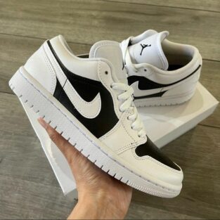 Nike Air Jordan Retro1 Low Panda White Black For Men's Shoes