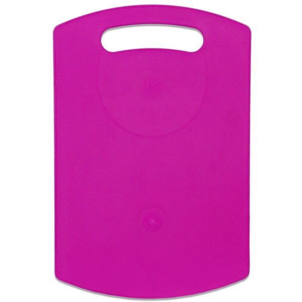 Pink Plastic Vegetable Chopping Board 22.5 cm x 33.9 cm