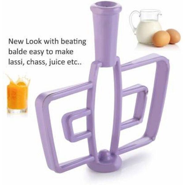 Purple Plastic 2 in 1 Handy Turbo Vegetable Chopper 900 ml (STY-2389724) - Image 4