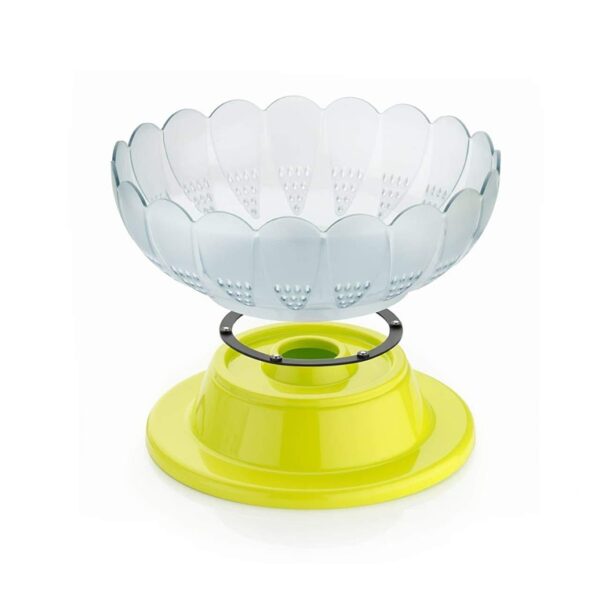 Rotating Bowl Fruit Basket Revolving Dining Table Plastic Serving Vegetable and Fruit Bowl Decorative Basket (STY-2363745) - Image 2