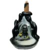Smoke Fountain Lord Shiva Cone Incense Holder Showpiece with 10 Free Smoke Backflow