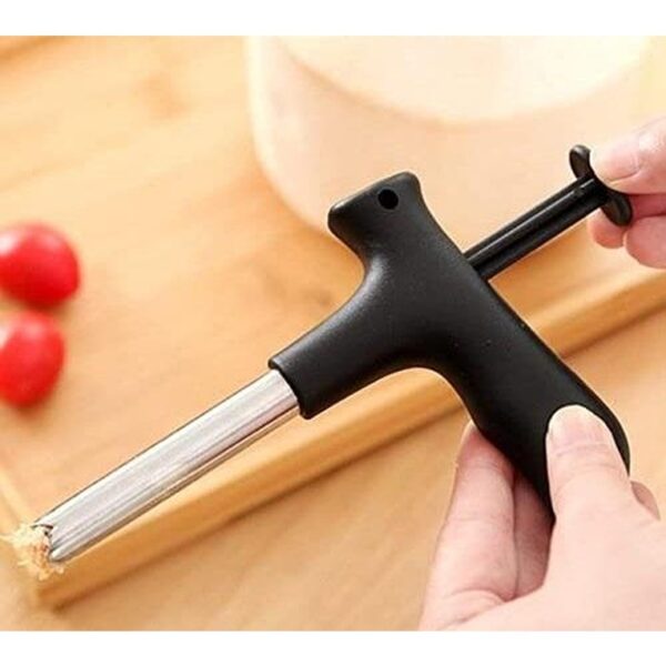 Stainless Steel Coconut Opener Tool with Comfortable Grip (STY-2948) - Image 2