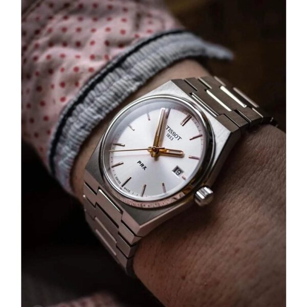 Stay Your Classic Automatic White Dial Tissot Watch For