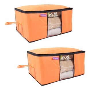 Storage Bag-Under Bed Blanket Storage Bag Covers With Handles(Set of 2)