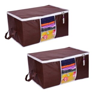 Storage Bag-Under Bed Blanket Storage Bag Covers With Handles