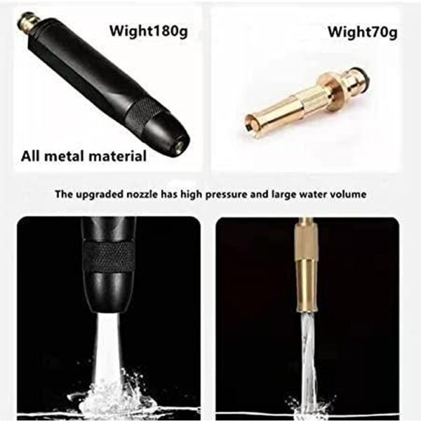 Water Spray Nozzle- High Pressure Sprayer Washer Wand Portable Watering Sprayer For Window Washing (KDB-2302060) - Image 4