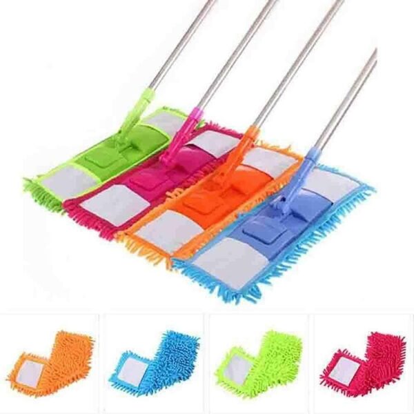 Microfiber Floor Cleaning Mop with Telescopic Long Handle Dry Mop (KDB-1443808) - Image 7