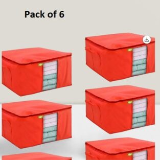 Cloth Organizer Set for Closet Storage (Pack of 6)