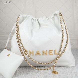 Large Chanel 22 Handbag with Original Box and Dust Bag