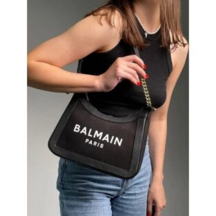 Balmain Paris Handbag Army With Original Box and Dust Bag