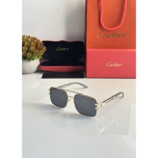 Cartier Sunglasses For Men Gold Black