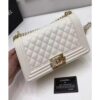 Chanel CC Flap Handbag With OG Box and Dust Bag Big Size (WHITE) 708