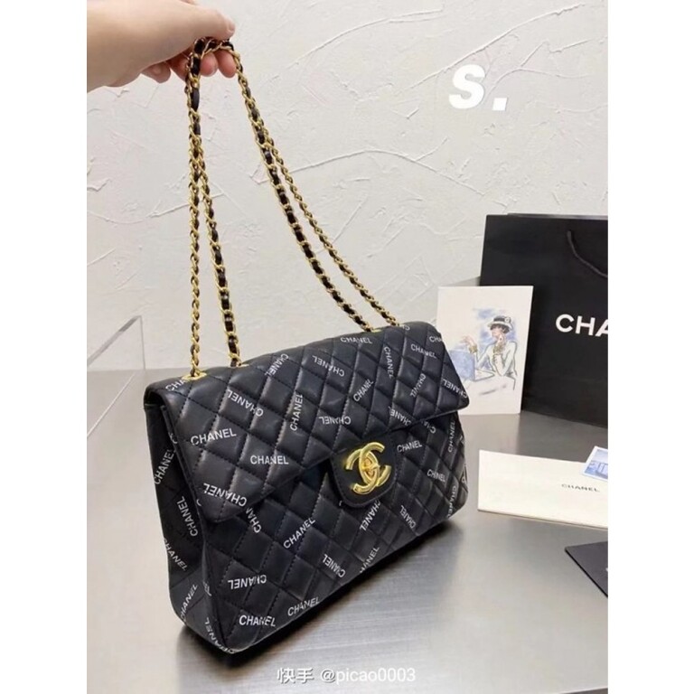 Chanel Handbag Paris Boy Bag Python multi logo shoulder bag 630