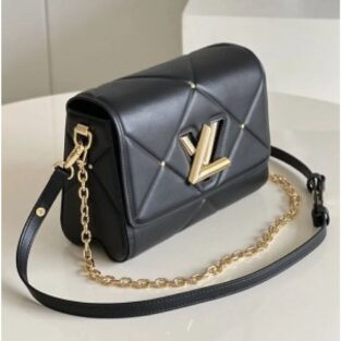 Twist mm Louis Vuitton Handbag With OG Box and Dust Bag (Black)