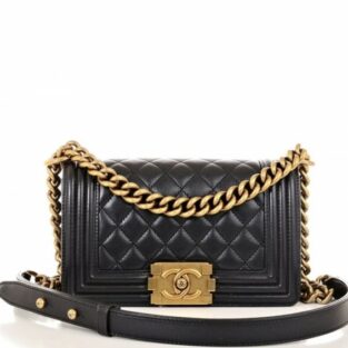 Chanel Handbag le boy 123