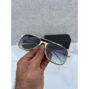 Chrome Hearts Sunglasses For Men Green Gold
