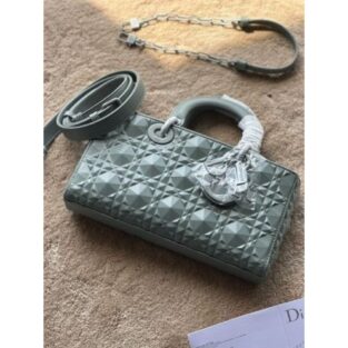 Dior Bag Lady D-Joy With Original Box and Dust Bag Blue 1689