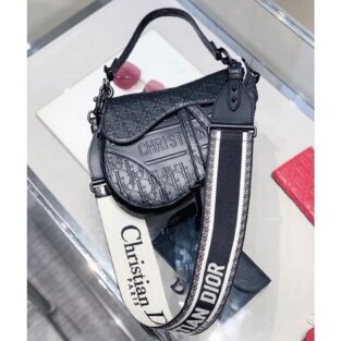 Dior Bag Saddle Leather Crossbody Shoulder Bag With OG Box 2026