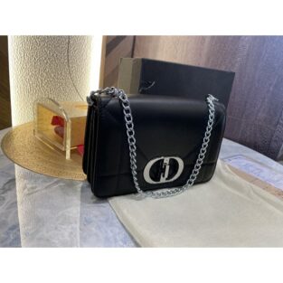 Dior Handbag 107 Black Shoulder Bag With Original Box and Dust Bag