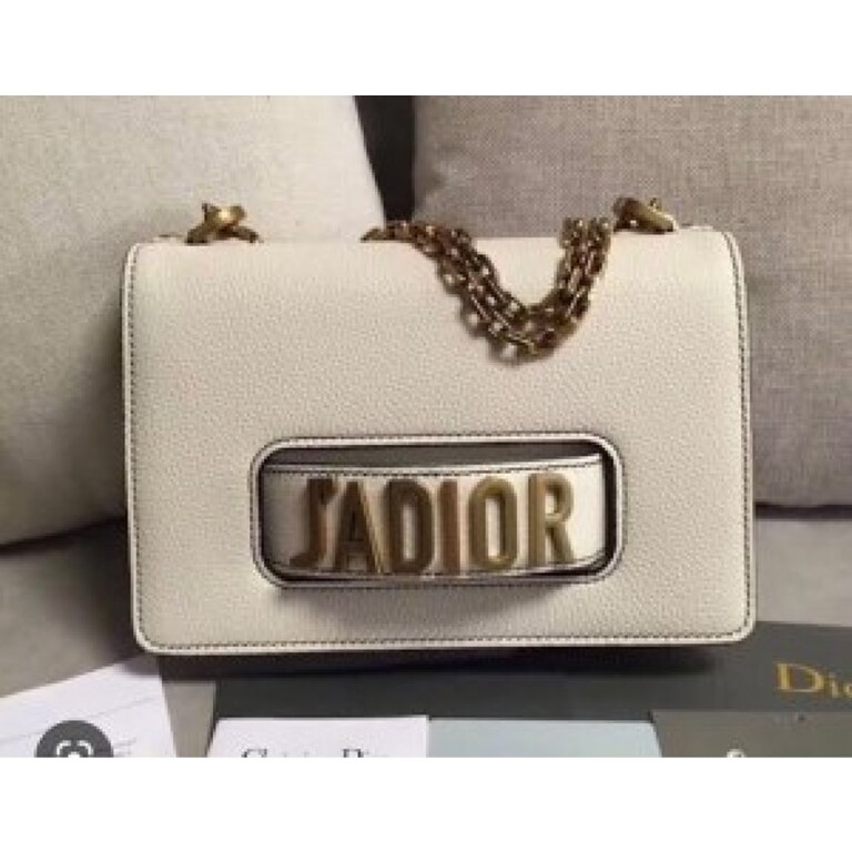 Dior Handbag Jadior Siling Bag With OG Box and Dust Bag (white)