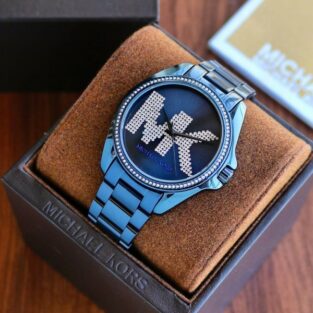 Fancy Lady's Michael Kors Watch Round Blue Dial