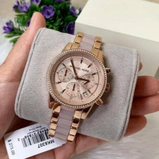 Fashionable Michael Kors Watch Round Dial For Women