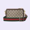 Gucci GG Blondie Pochette Monogrammed Shoulder Bag With OG Box & Dust Bag (Brown - 361)