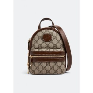 Gucci Handbag 06 Beige GG Supreme Canvas Multi-Function Interlocking G Shoulder Bag
