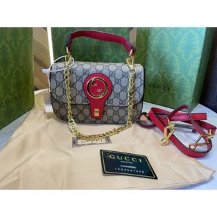 Gucci Handbag 99 Blondie Leather Red With OG Box and Dust Bag