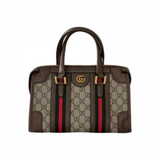 Gucci Handbag Tote Bag Brown Monogram 733