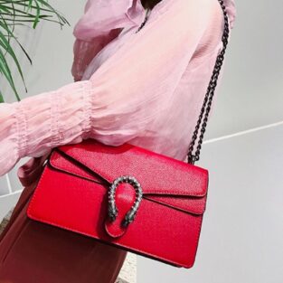 Leather Gucci Handbag Dionysus Shoulder Bag With OG Box & Dust Bag (