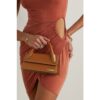 Jacquemus Handbag Le Chiquito Long Handle With OG Box Dust Bag & Sling Belt (Brown - 288)