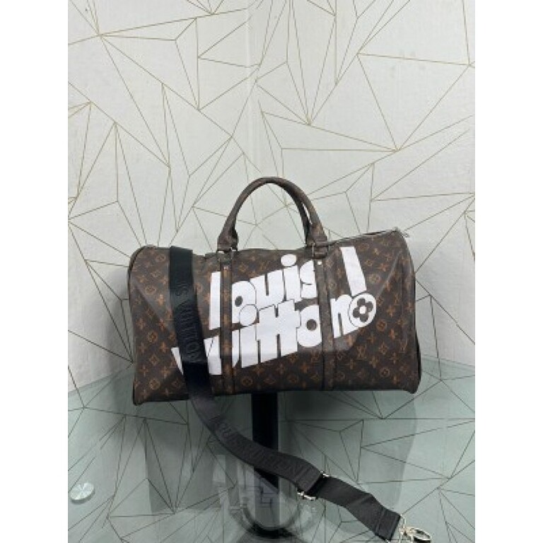 Louis Vuitton Bag Duffle With Dust Bag Brown