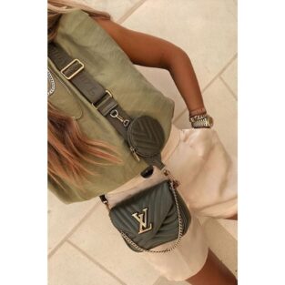 Louis Vuitton Bag New Wave Pochette Green With OG Ribbon Box 2025