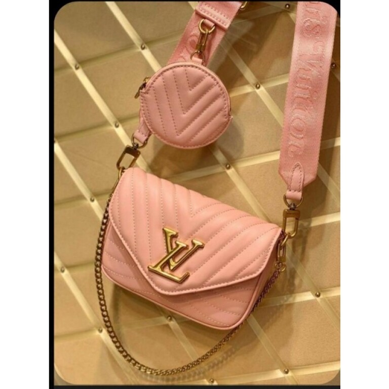 Louis Vuitton Bag New Wave Pochette Pink With OG Ribbon Box 2024