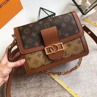 Louis Vuitton Handbag Dauphine bag with og box