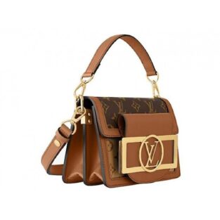 Louis Vuitton Handbag Fall Dauphine Bag XL Logo 723