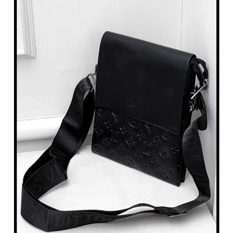 Louis Vuitton Handbag Mercy Crossbody Bag With Dust Bag and Sling (Black Mono)