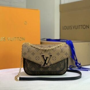 Louis Vuitton Handbag Passy Shoulder Bag With Box & Dust Bag & Bill