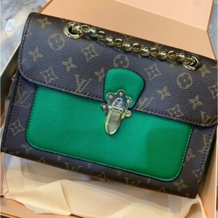 Louis Vuitton Handbag Premium Victory With OG Magnetic Box and Dust Bag (Green)