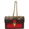 Louis Vuitton Handbag Premium Victory With OG Magnetic Box and Dust Bag (Red)