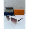 Louis Vuitton Sunglasses Fameless Brown Gold For Men